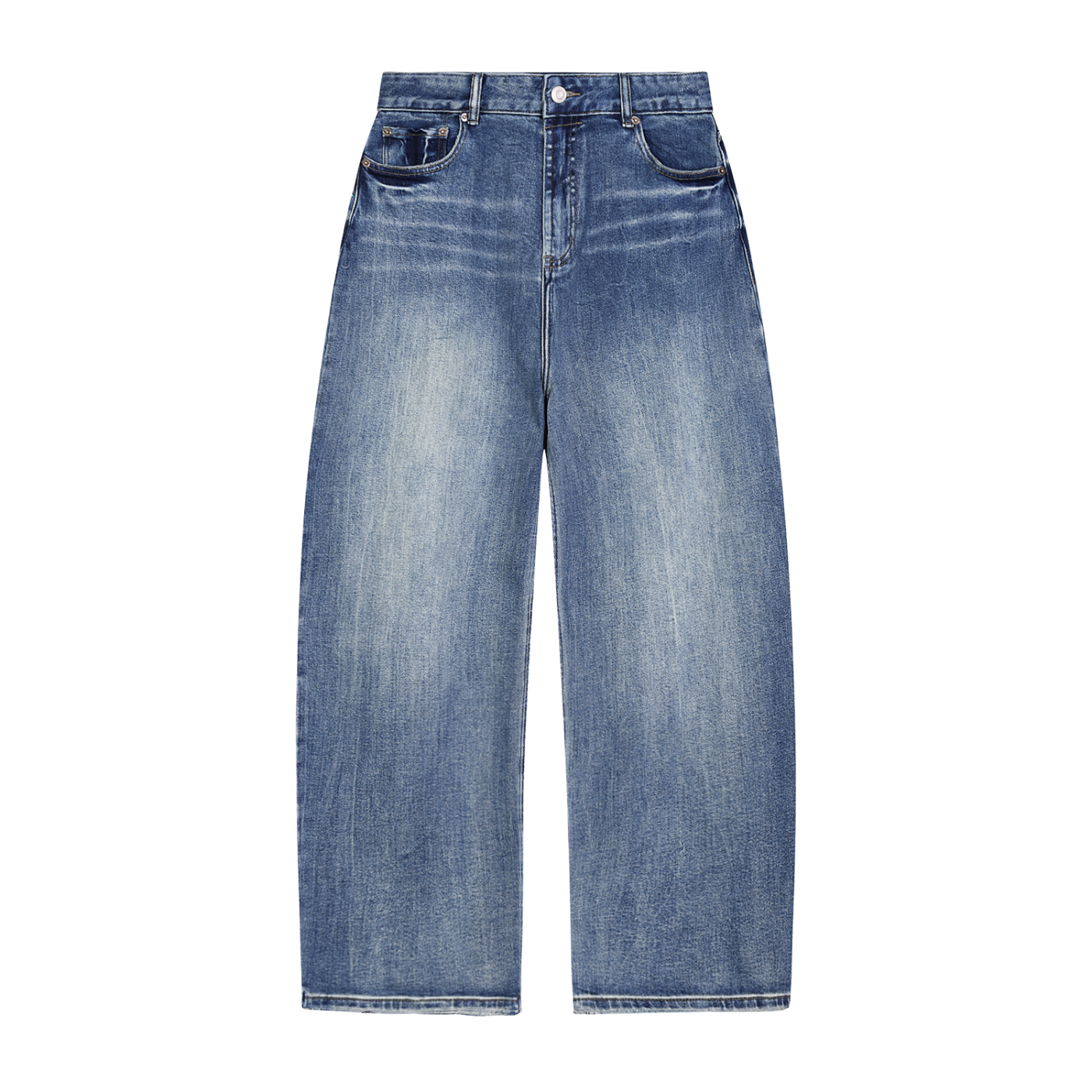 BECKEN Light wash loose fit jeans