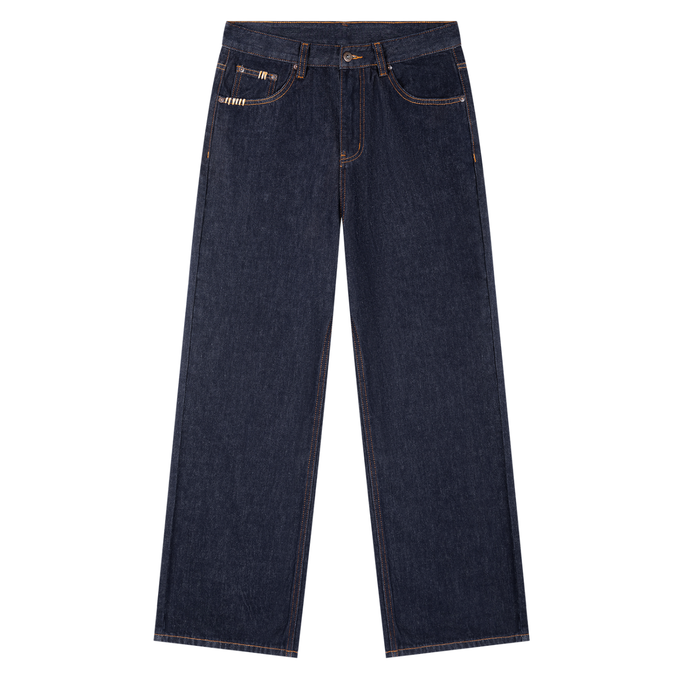 BECKEN Dark wash bootcut jeans